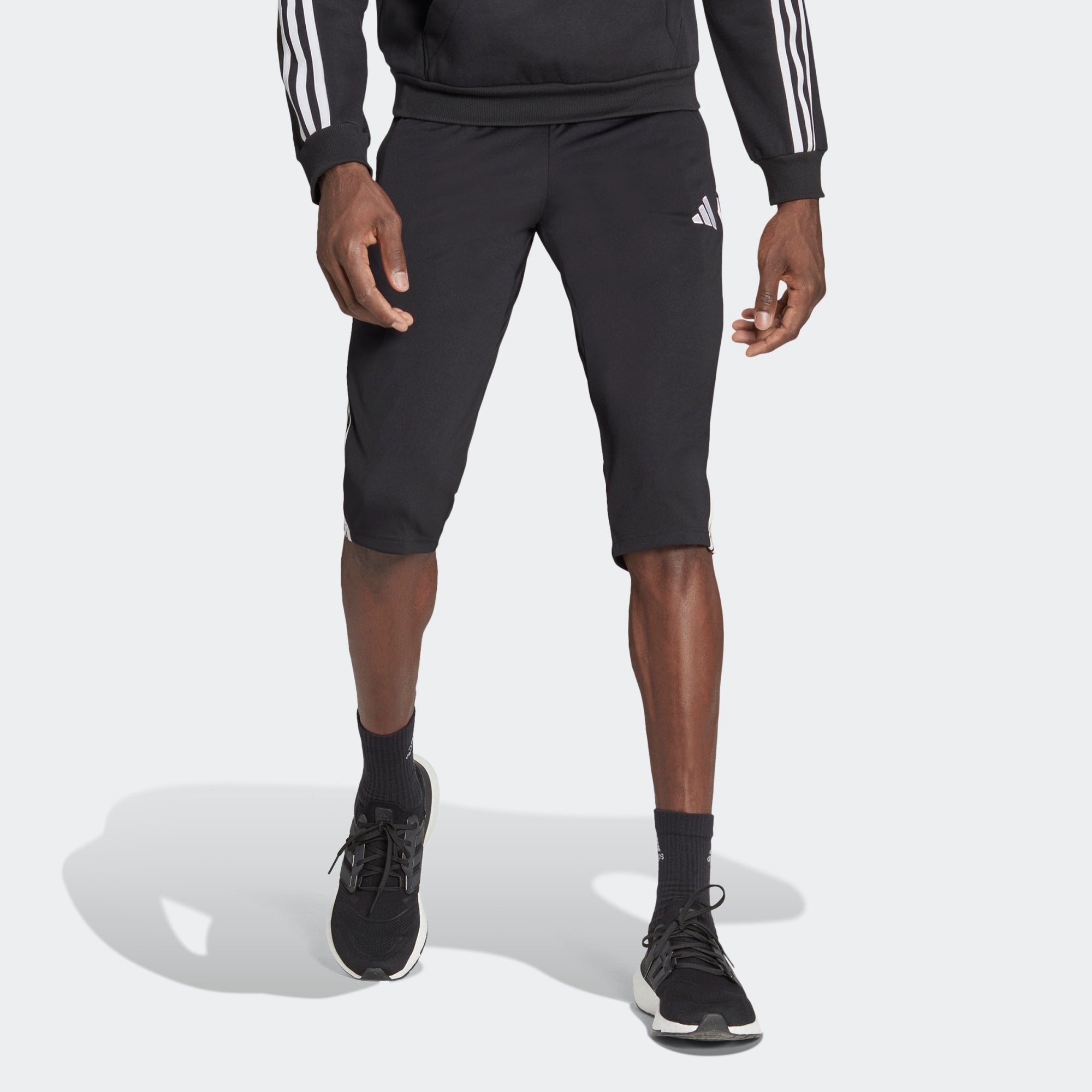 ADIDAS Adult MALE ESSENTIALS 3-STRIPES FRENCH TERRY TAPERED CUFF 3/4  JOGGERS PANTS BOTTOMS 2024 | Buy ADIDAS Online | ZALORA Hong Kong